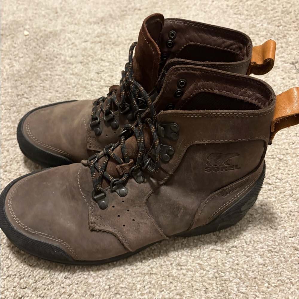 Sorel Men's Brown Leather Boots